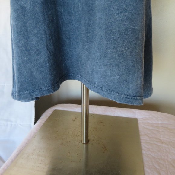 Women's PPLA Blue Lace Cold Shoulder Top - Picture 5 of 7